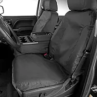 Covercraft SS2589PCCH - SeatSaver Polycotton 1st Row Charcoal Custom Seat Covers