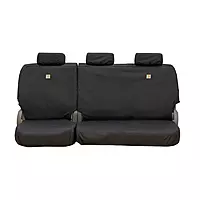 Covercraft Carhartt Super Dux SeatSaver Custom Seat Covers | SSC8490COBK | 2nd Row 60/40 Bench Seat | Compatible with 2019-2021 Ford F-150 Crew Cab | Black