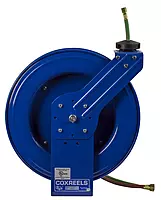 Coxreels Industrial Welding Reel with Oxygen-Acetylene Dual Hose, Model# SHW-N-150, 1/4" Hose ID,Blue