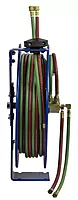 Coxreels Industrial Welding Reel with Oxygen-Acetylene Dual Hose, Model# SHW-N-150, 1/4" Hose ID,Blue