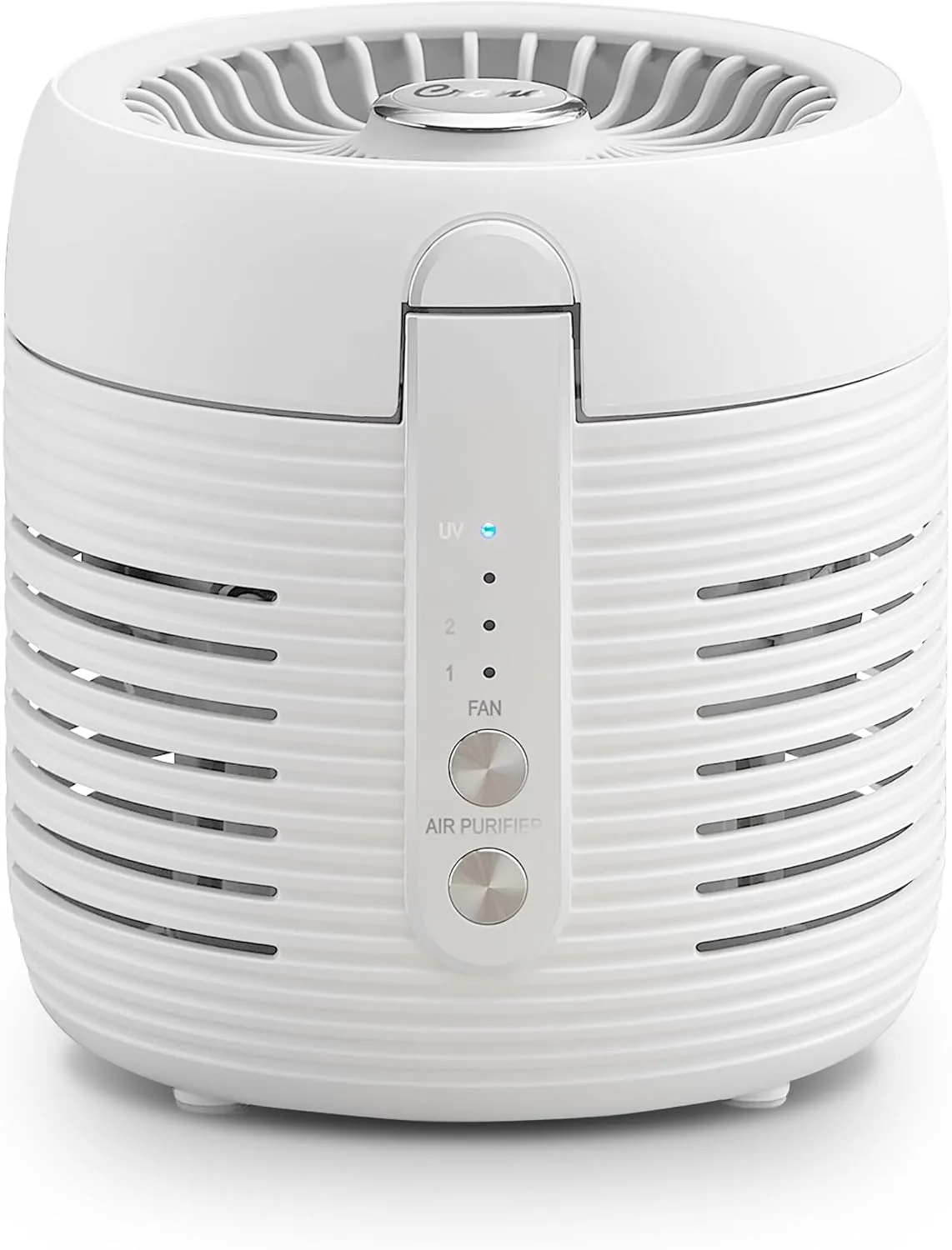 Crane 2-in-1 Air Purifier and Desk Fan, Fan and Air Purifier Combo, Ideal Office Desk Fan, Night Stand Fan