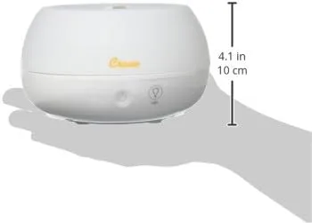 Crane Portable Ultrasonic Travel Humidifier and Diffuser, 0.2 Gallon Cool Mist, Optional Essential Oil Diffuser