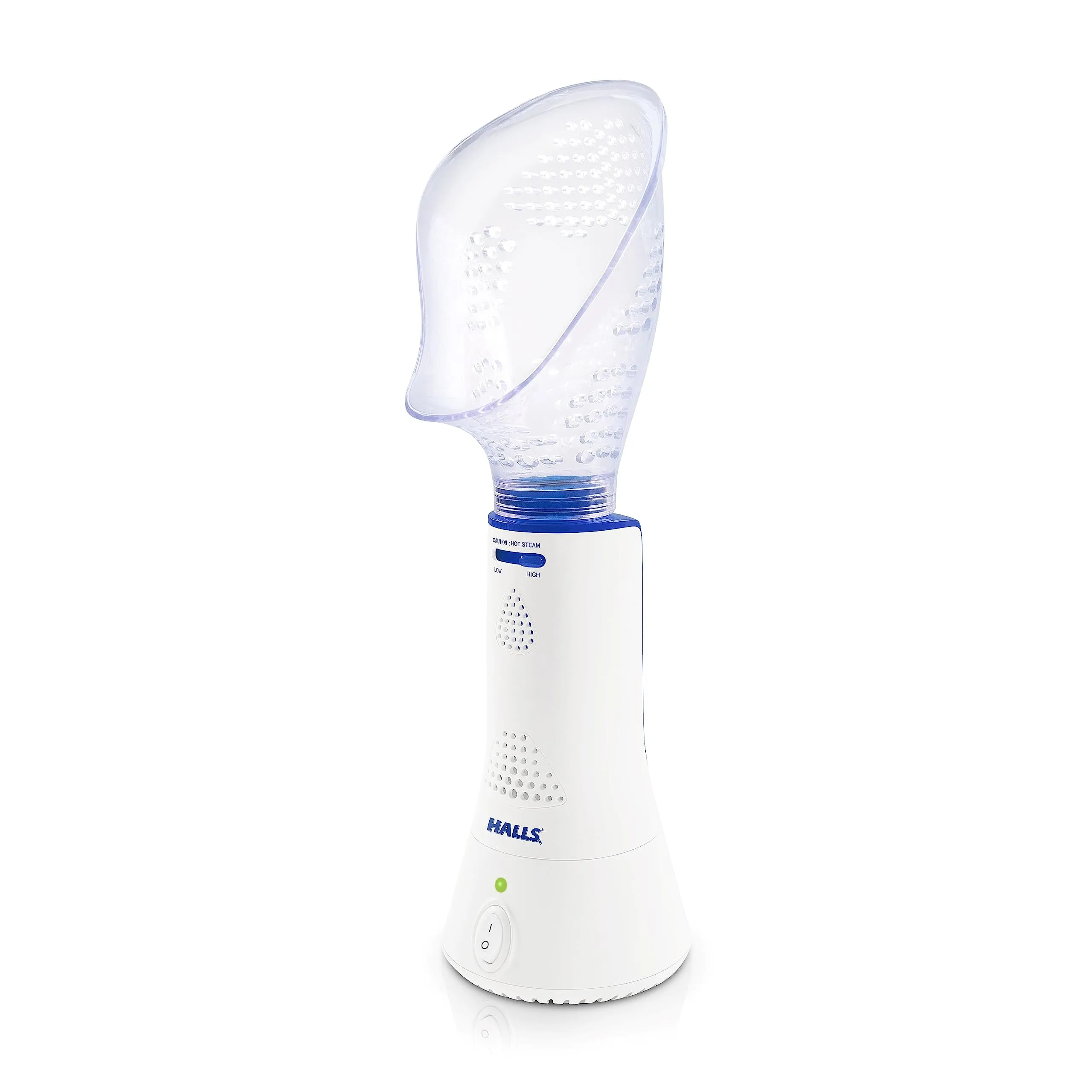 Crane x Halls Personal Vaporizer Steam Inhaler, Throat Steamer, Warm Steam Sinus Inhaler for Congestion and Cough Relief