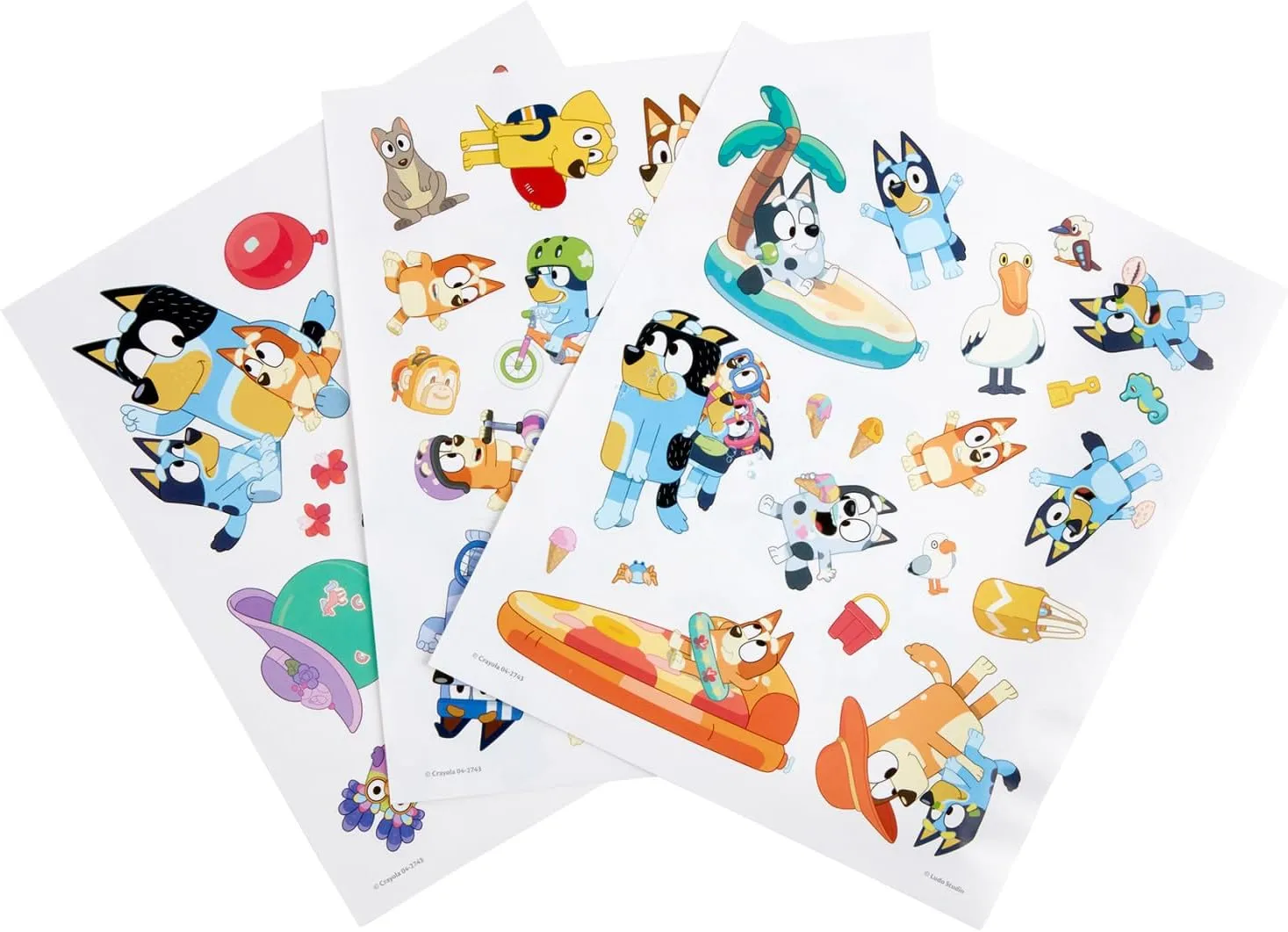 Crayola Bluey Color & Sticker Activity Set with Pipsqueak Markers, Ages 3+