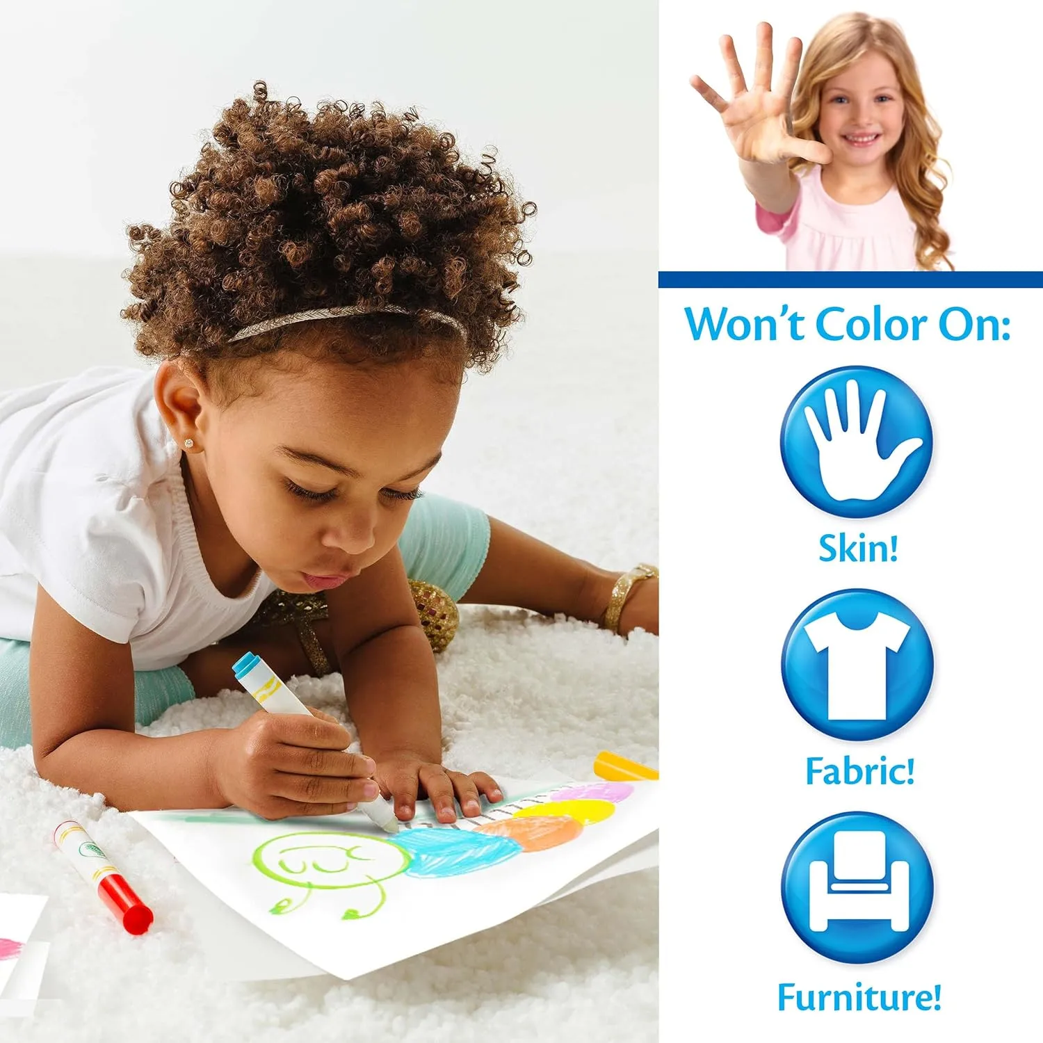 Crayola Color Wonder Disney Princess Mess-Free Coloring Pad with 5 Markers, 18 Pages