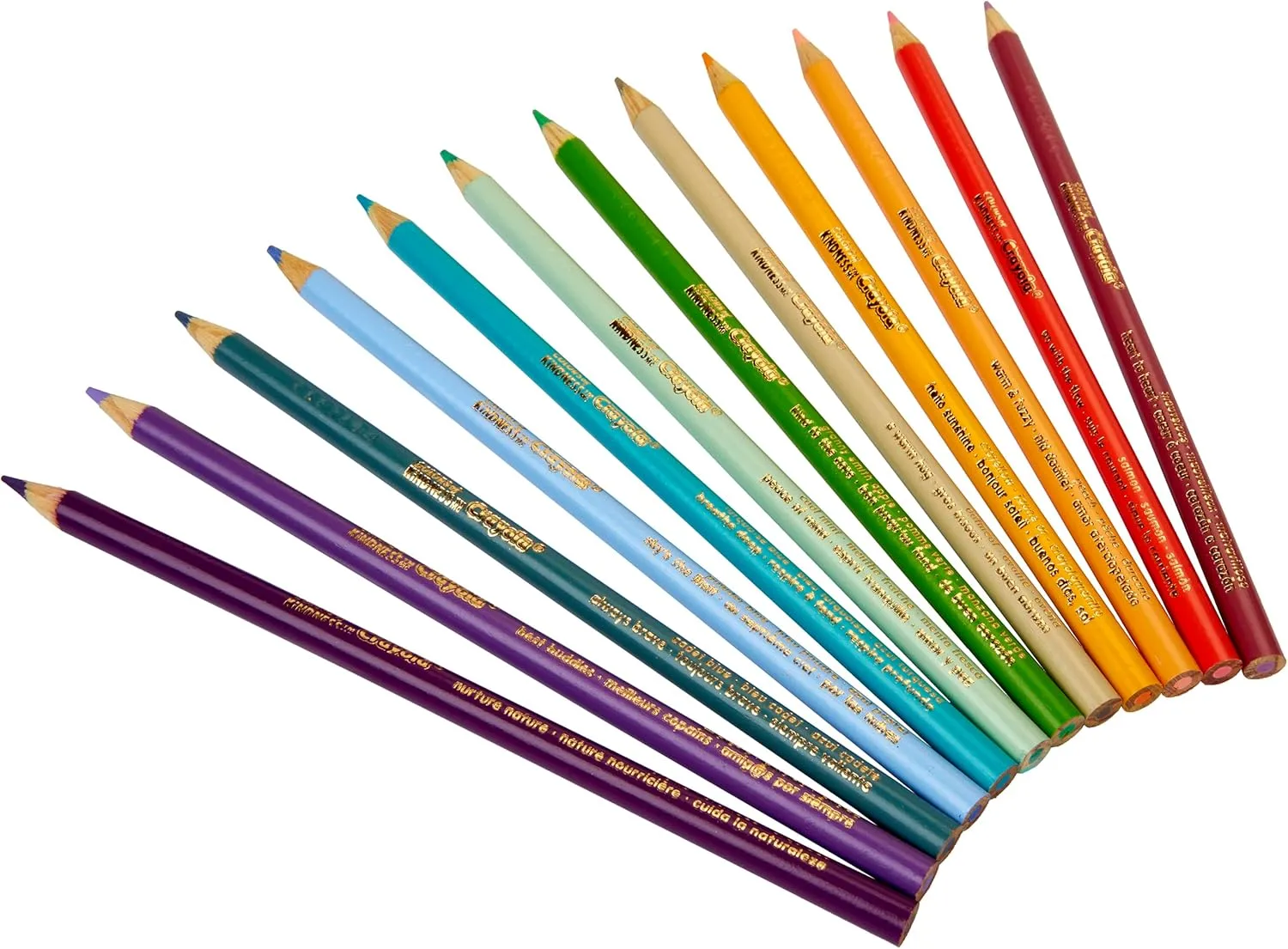 Crayola Colors of Kindness Special Edition Colored Pencils, School Supplies, 12 Count, Assorted Colors, Beginner Child and Up