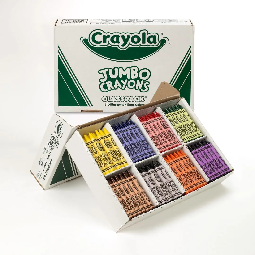 CRAYOLA Jumbo Crayons Classpack