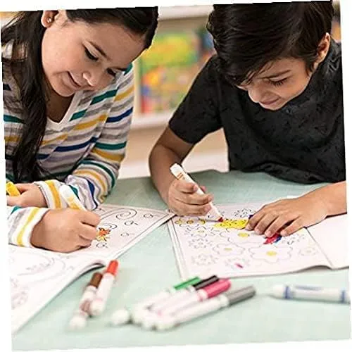 Crayola Ultra-Clean Washable Markers, Broad Tip, Assorted Classic Colors, Box Of 10