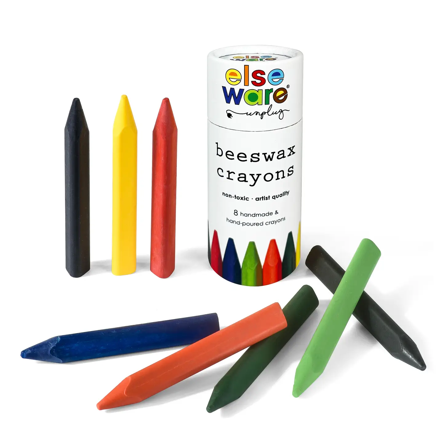 elsewhere unplug Beeswax Crayons