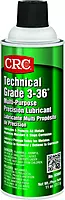 CRC Technical Grade 3-36 Multi-Purpose Precision Lubricant 03003 – 11 WT OZ, Plastic Safe Multi-Purpose Aerosol Lube 1 Pack
