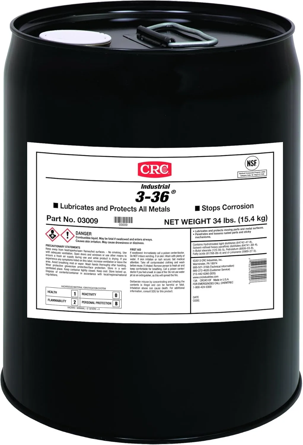 CRC 3-36 Multi-Purpose Lubricant & Corrosion Inhibitor