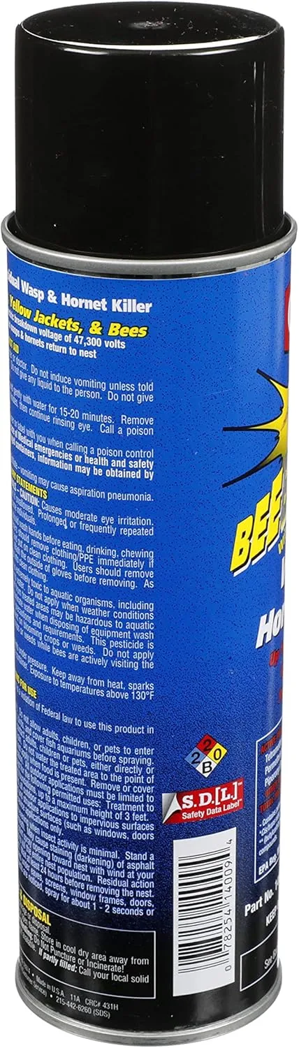 CRC Bee Blast with Residual Wasp & Hornet Killer, 14 Wt Oz, 14009