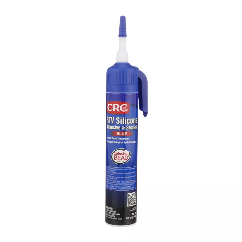 CRC RTV Silicone Elastic Sealant - 8 oz Tube (Blue)
