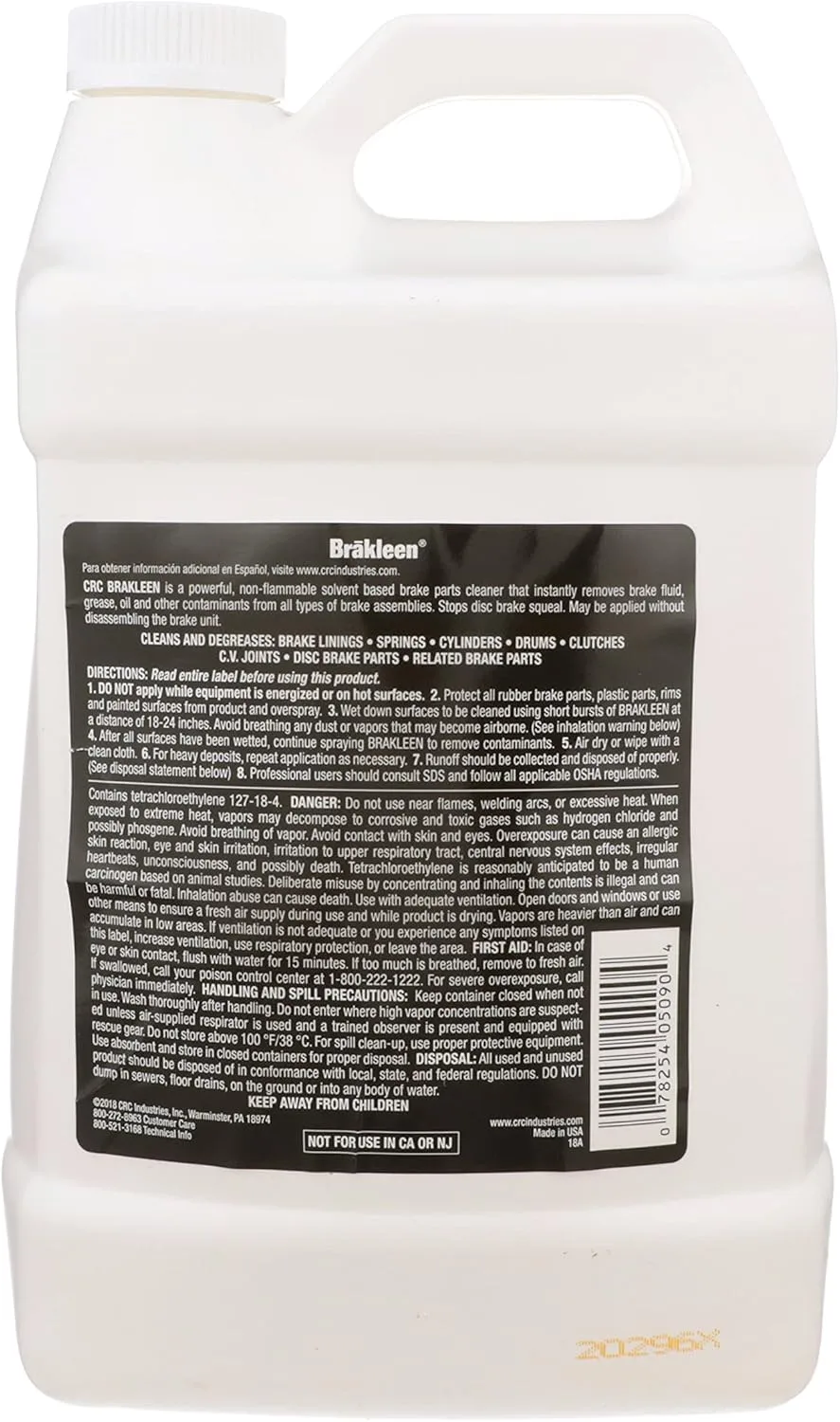 CRC Brakleen Brake Parts Cleaner