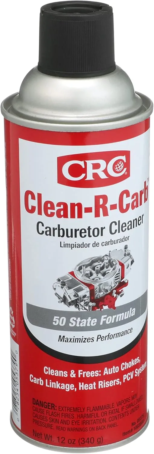 CRC Clean-R-Carb Carburetor Cleaner (50 State Formula), 12 Wt Oz, 05379