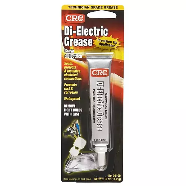 CRC Industries, Inc. 05109 Dielectric Grease .5Oz Tube , White 0.5 Ounce