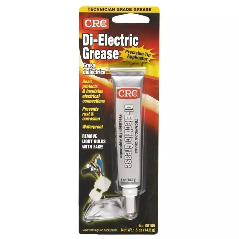 CRC Industries, Inc. 05109 Dielectric Grease .5Oz Tube , White 0.5 Ounce