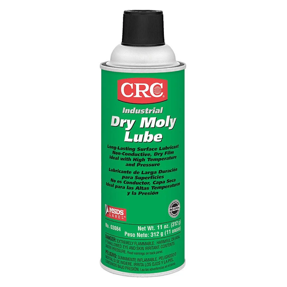 CRC Dry Moly Lubricant Aerosol Spray, 16 oz (12-pack)