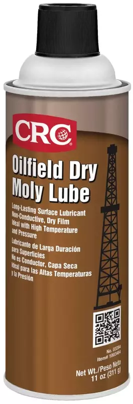 CRC Oilfield Dry Moly Lube, 11 Wt Oz, 03284 11 Oz 1 Pack Oilfield Dry Moly Lube