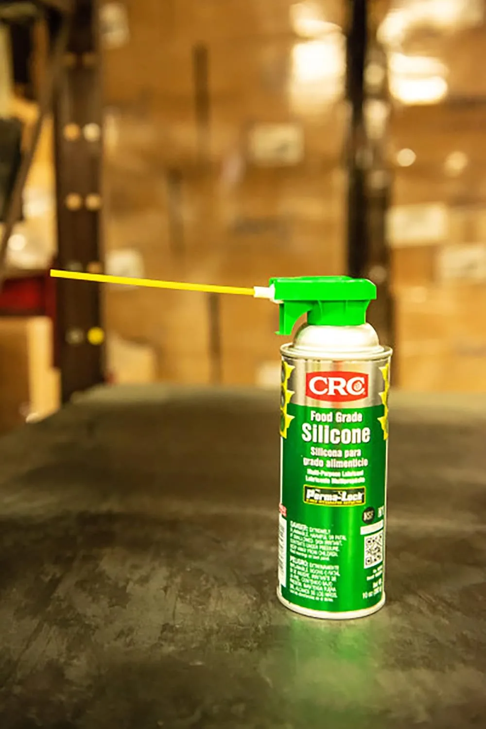 CRC Food Grade Silicone 03040 - 10 Wt. Oz., Multi-Purpose Silicone Lubricant for High Temperature Applications 10 Oz 1 Pack