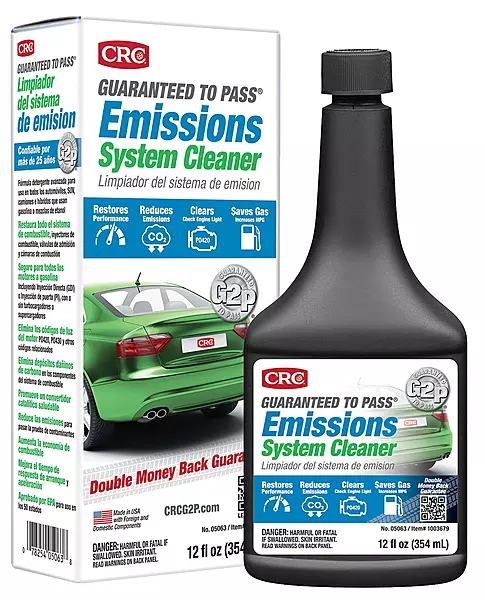 CRC Guaranteed to Pass Emissions Test Formula, 12 Fluid Ounce 1 Count (Pack of 1)