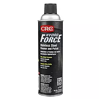 CRC HydroForce Stainless Steel Cleaner & Polish, 20 fl oz Aerosol
