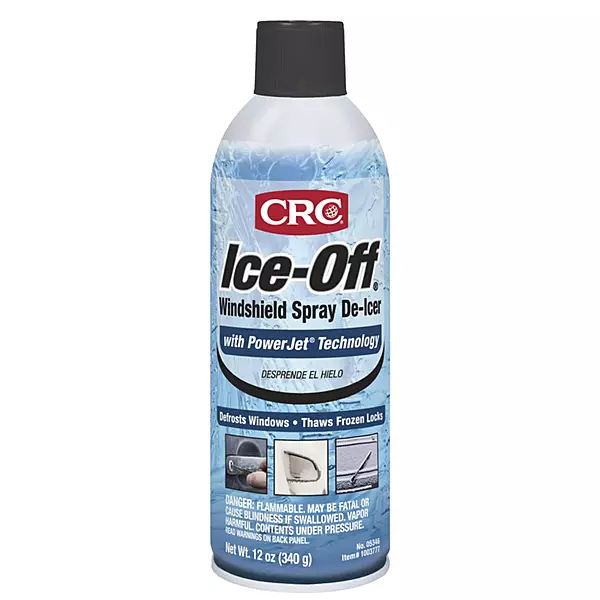 CRC 05346 Ice-Off Windshield Spray De-Icer, 12 Wt. oz, 12 Bottles (Case) 12.00 Ounce (Pack of 12)