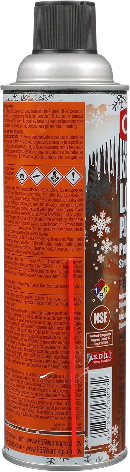 CRC Knock’er Loose Plus Penetrating Solvent 03027 – [Reddish] 11.5 WT. Oz