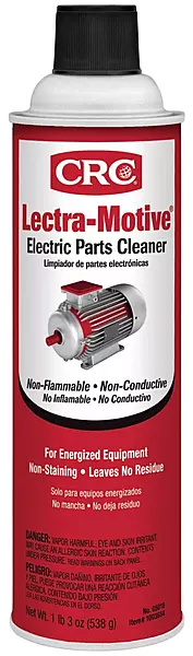 CRC 05018 Lectra-Motive Electric Parts Cleaner - 19 Wt Oz. 19 Ounce (Pack of 1)