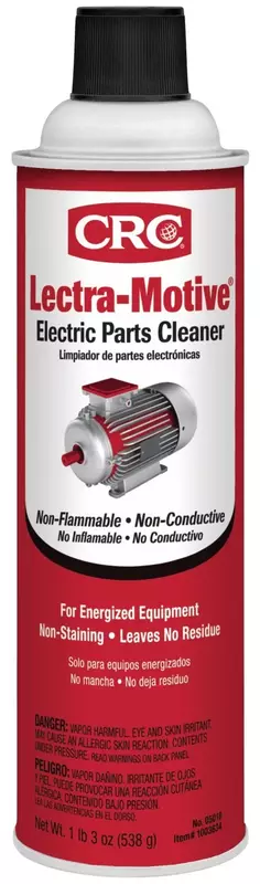 CRC 05018 Lectra-Motive Electric Parts Cleaner - 19 Wt Oz. 19 Ounce (Pack of 1)