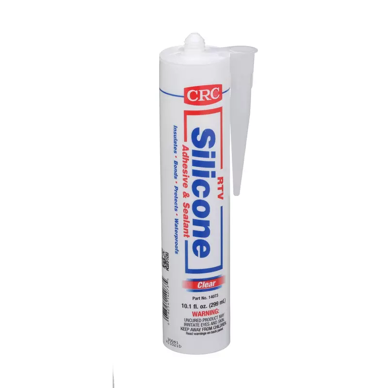CRC RTV Silicone Sealant 14073 – 10.1 Fl Oz., Clear, General Purpose Barely Visible Gasket Sealant