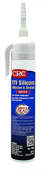 CRC RTV Silicone Sealant 14056 – 6.5 Wt Oz., White, General Purpose High Moisture Gasket Sealant