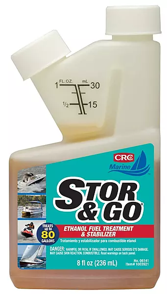 CRC Stor & Go Ethanol Fuel Treatment & Stabilizer, 8 Fl Oz,06141 8 Ounce