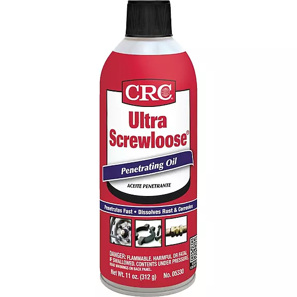 CRC Ultra Screwloose Super Penetrant 05330 – 11 Wt. Oz., Penetrating Oil