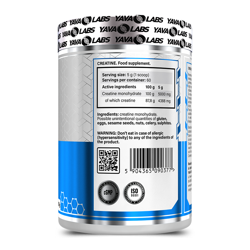 Yava Labs Creatine 50 servings | كرياتين يافا