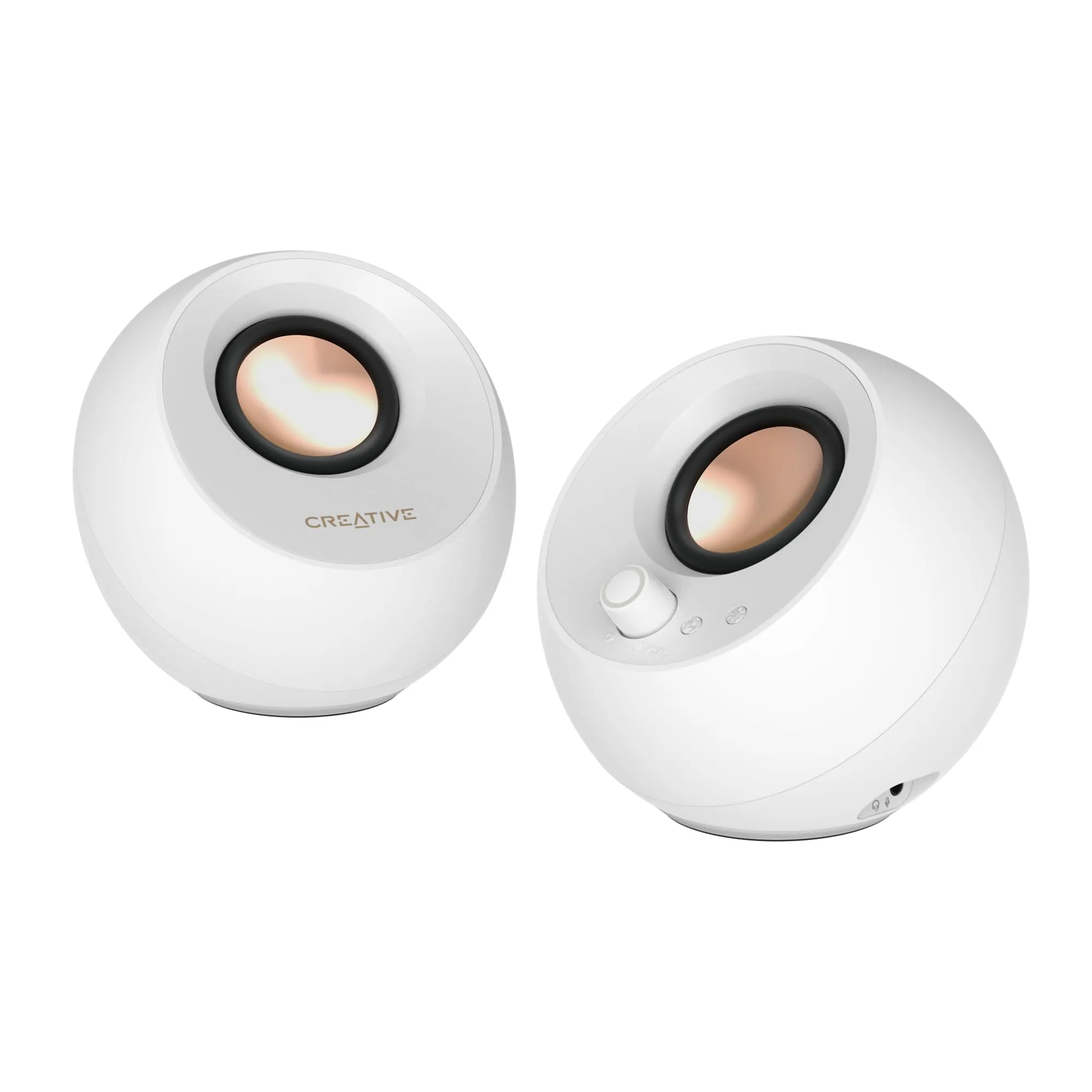 CREATIVE Pebble Pro 2.0 USB-C Computer Speakers with Bluetooth 5.3 and Customizable RGB Lighting