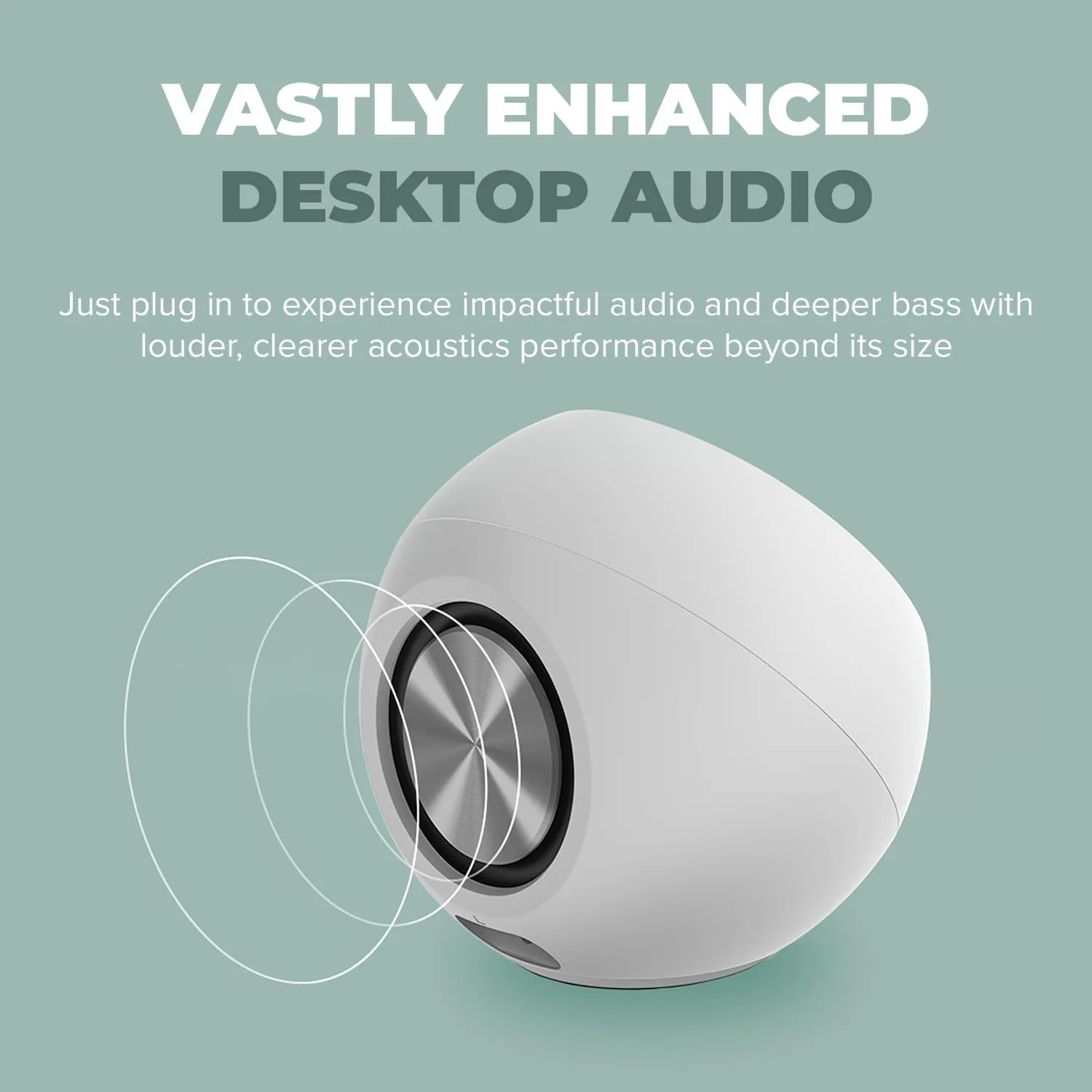 CREATIVE Pebble Pro 2.0 USB-C Computer Speakers with Bluetooth 5.3 and Customizable RGB Lighting