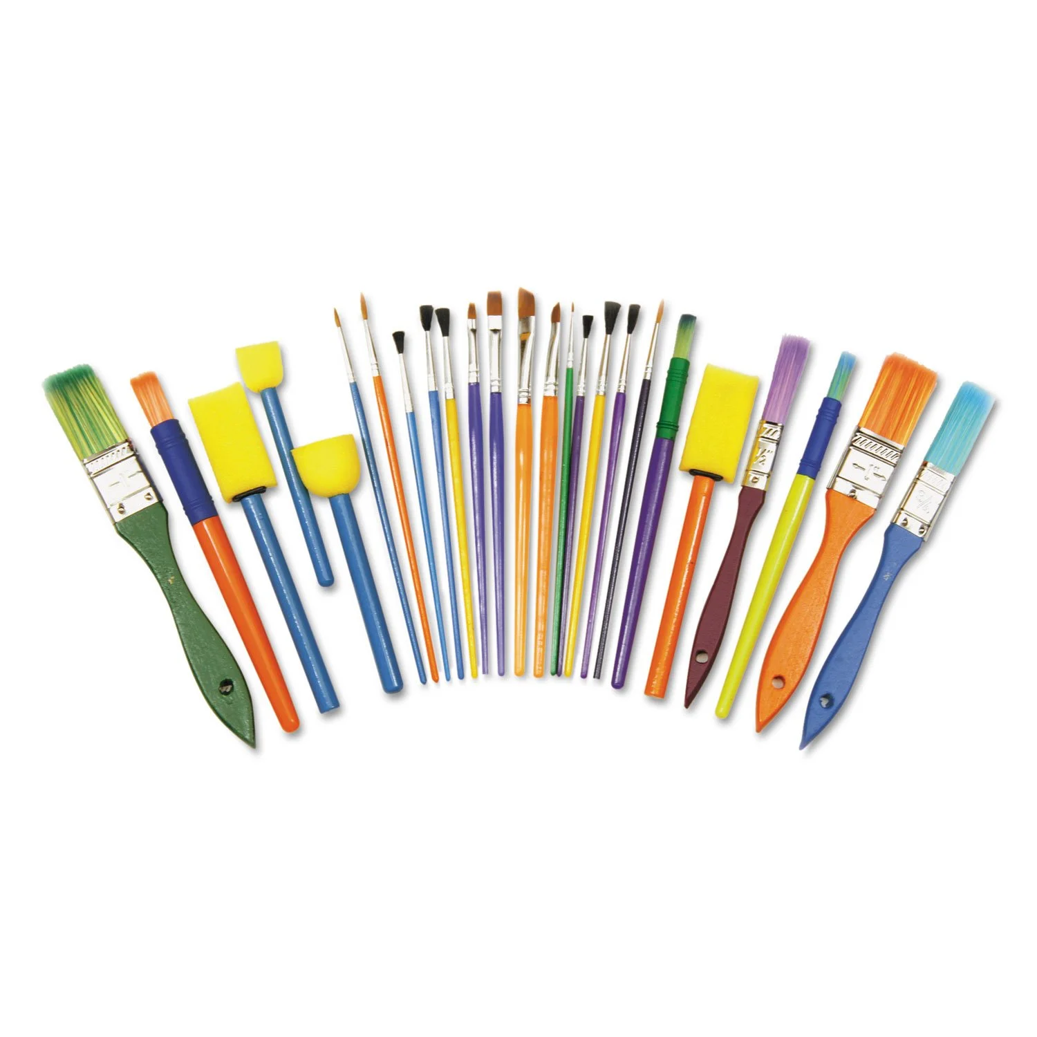 Creativity Street Assorted Brush Starter Set, 25-Piece