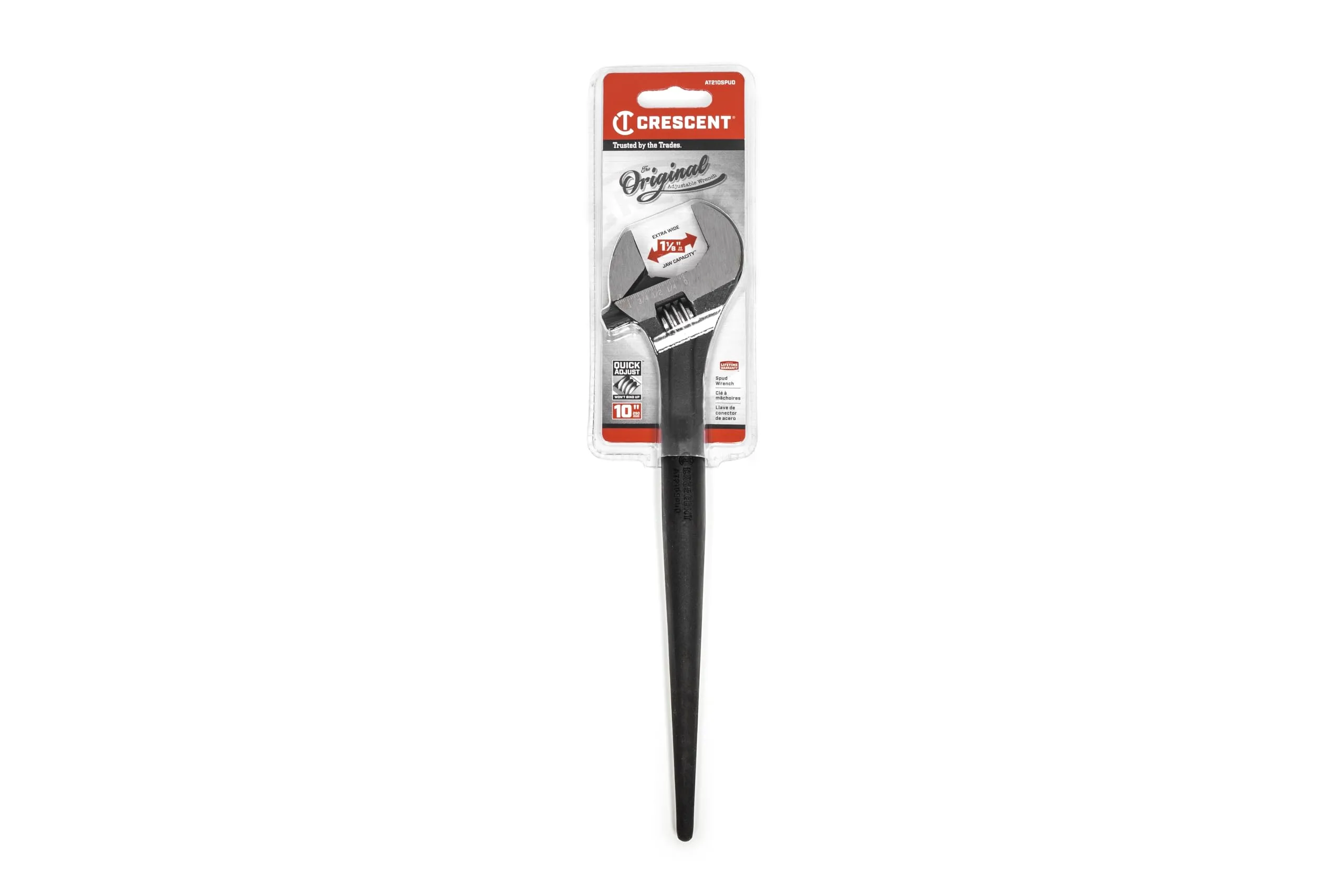 CRESCENT Adjustable Black Oxide Construction Wrench - Forged Alloy Steel