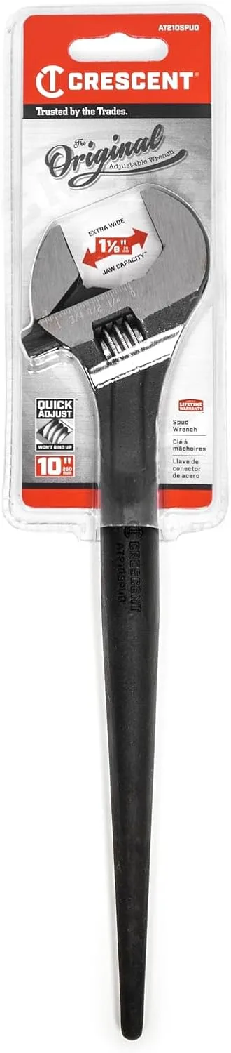 CRESCENT Adjustable Black Oxide Construction Wrench - Forged Alloy Steel