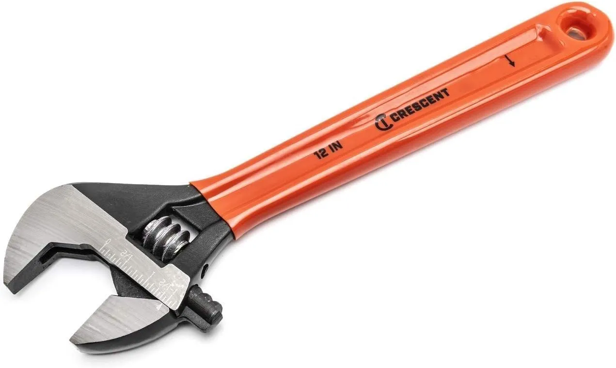CRESCENT Adjustable Black Oxide Cushion Grip Wrench