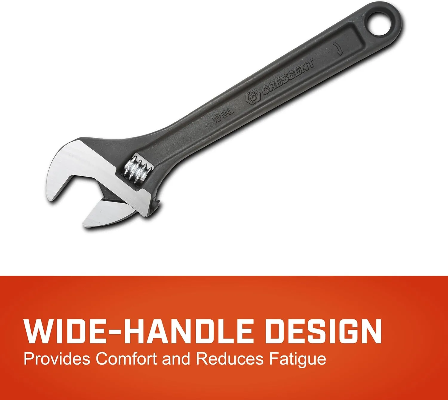 Crescent 10" Adjustable Black Oxide Wrench, Boxed - AT210BK