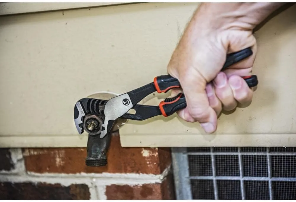 CRESCENT - Plier, 12", Straight Jaw, T&G, Cushion Grip (RTZ212CG)
