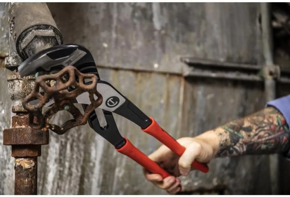 Crescent Z2 K9 V-Jaw Dipped Handle Tongue & Groove Pliers - Home Improvement, Mechanic - 10" - RTZ210V