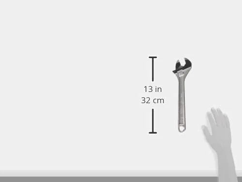 Crescent 12" Adjustable Wrench - Boxed - Mechanical & Plumbing Wrenches - With Larger Knurl & Hex Jaw