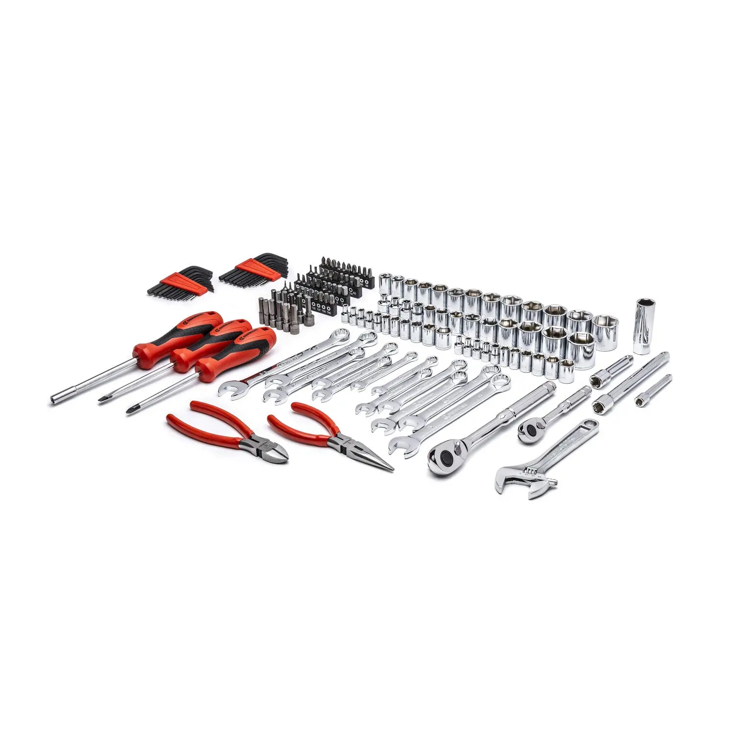 Crescent 150 Piece 1/4" and 3/8" Drive 6 Point SAE/Metric Professional Tool Set - CTK150