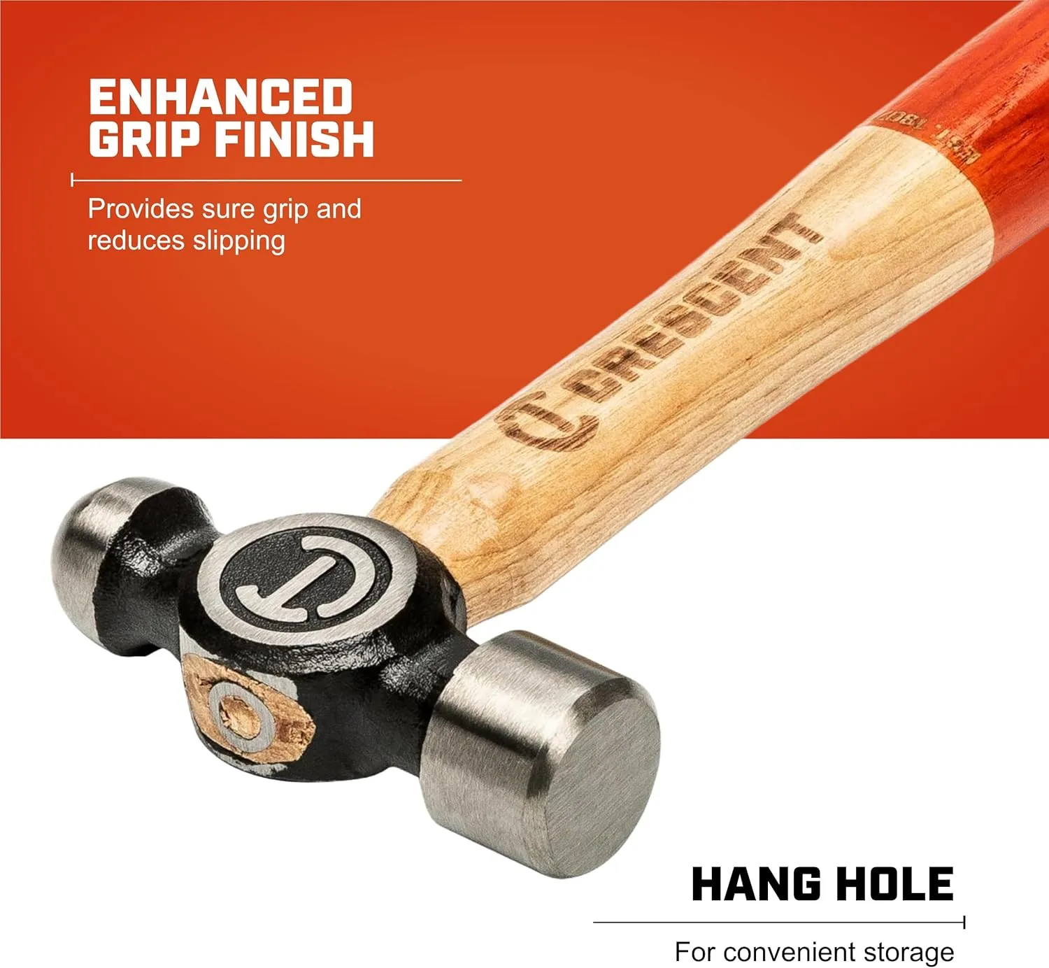 Tools Crescent - Crescent 16 Oz. Wood Ball Peen Hammer (CHWBP16)