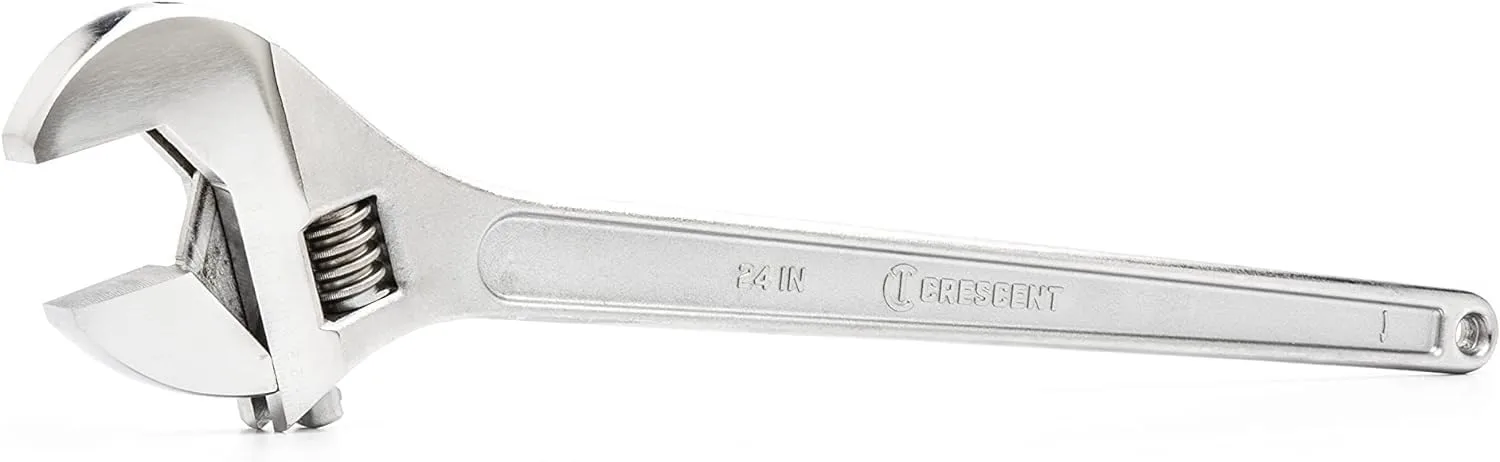 Crescent Adjustable Tapered Handle Wrench - Carded - Home Improvement, Garage & Mechanic Versatile Hand Tool - 24" - AC224VS