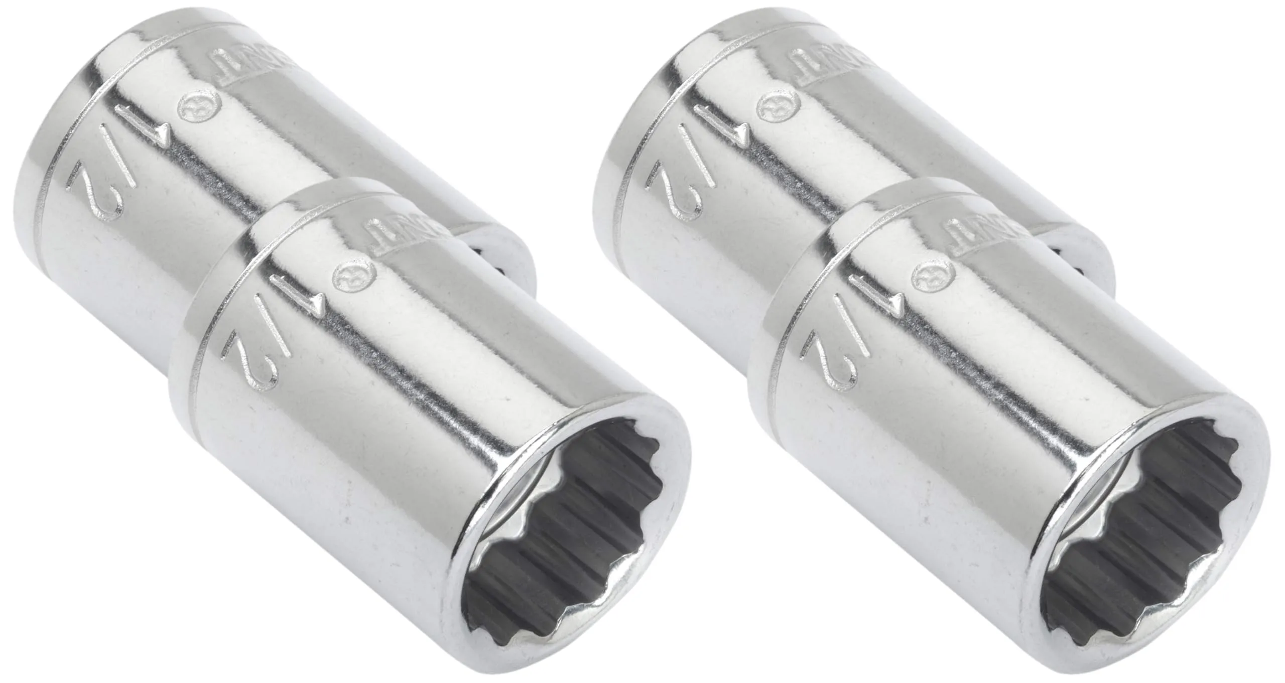 Crescent 3/8" Drive 12 Point Standard SAE Socket 1/2" - CDS27N (Pack of 4) One Size (Pack of 4)