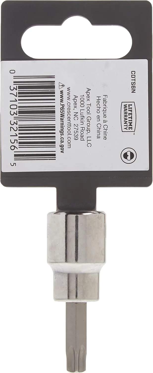 Crescent 3/8" Drive Torx® Bit Socket